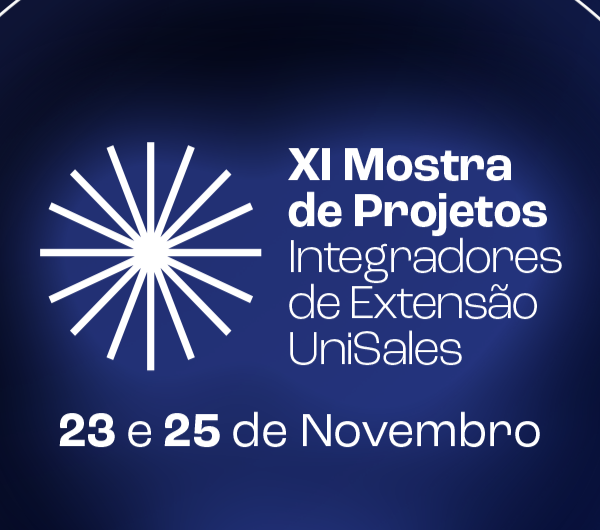 Mostra de Projetos Integradores de Extensão do UniSales - Headbanner e thumbnail